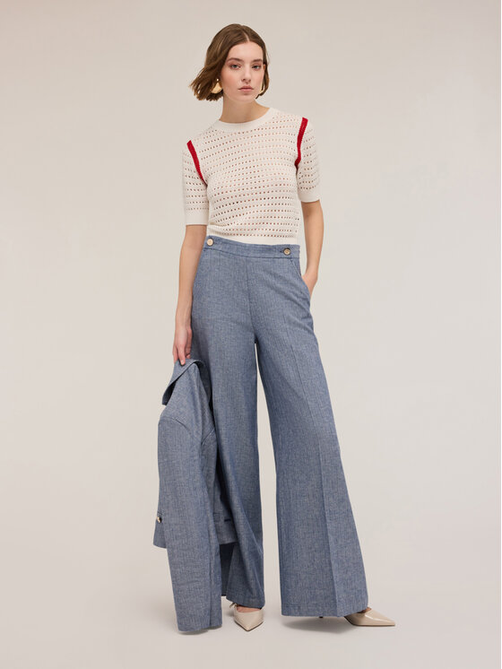 Motivi Motivi Maglione M289W003370N0S1 Bianco Regular Fit