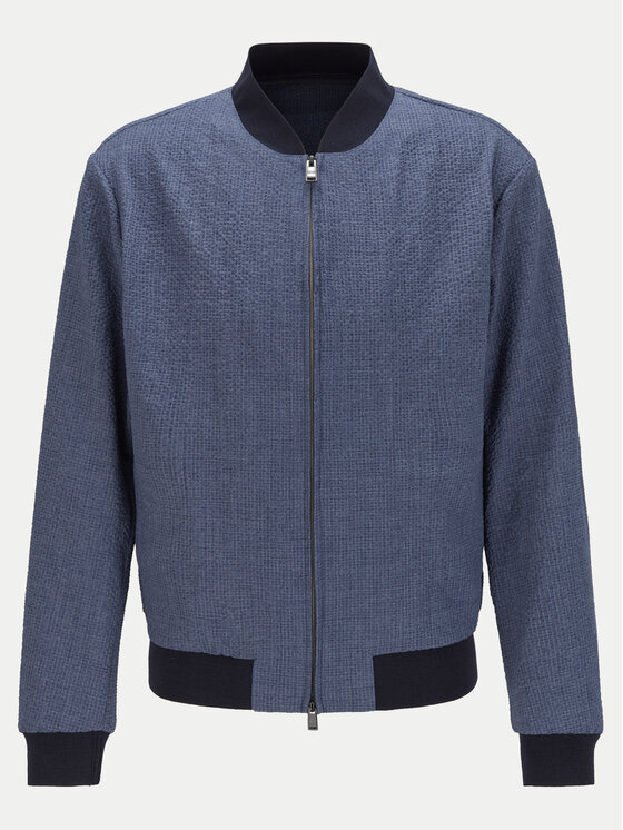BOSS Boss Куртка бомбер Nolwin 50433876 синій Slim Fit