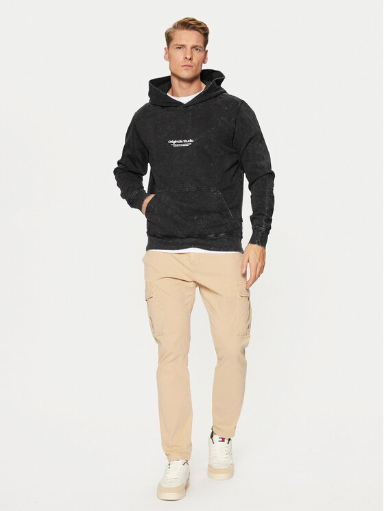 Jack&Jones Jack&Jones Μπλούζα Vesterbro 12267037 Μαύρο Relaxed Fit