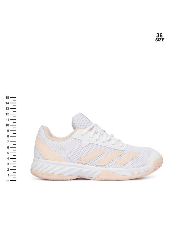 adidas adidas Buty do tenisa Courtflash JR4449 Biały