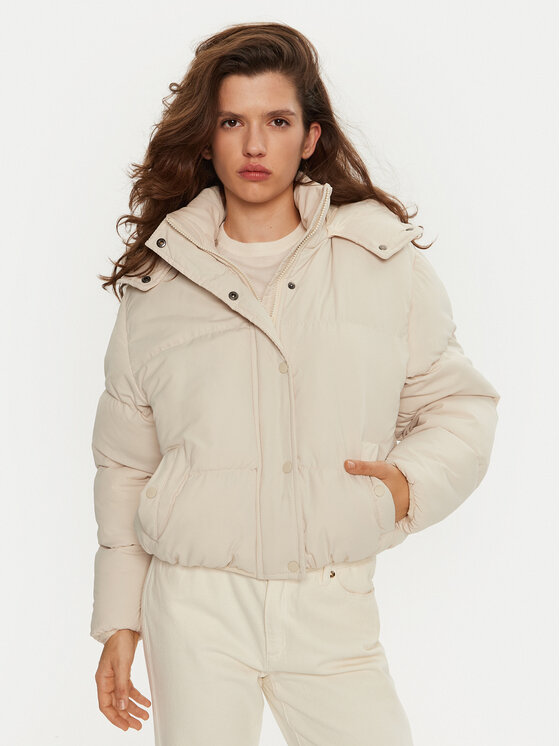 Brave Soul Brave Soul Pernata jakna LJK-BUNNYCREAM Écru Oversize