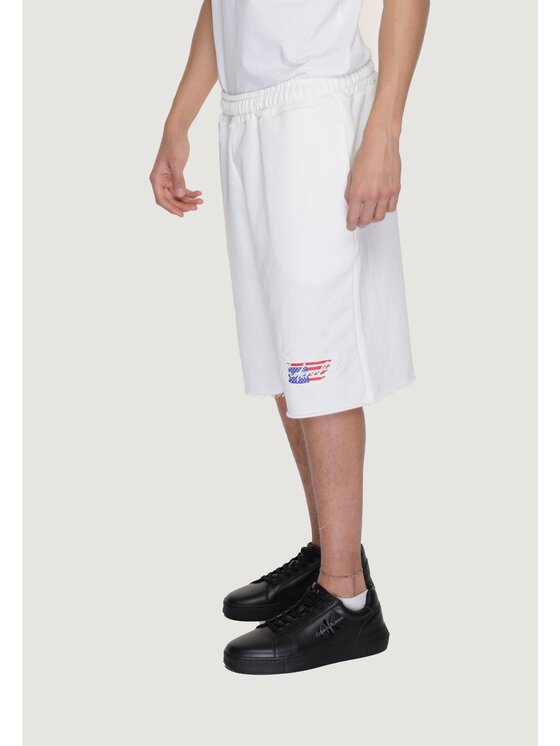 Underclub Underclub Bermuda 24EUC80082 Bianco Bermuda Fit