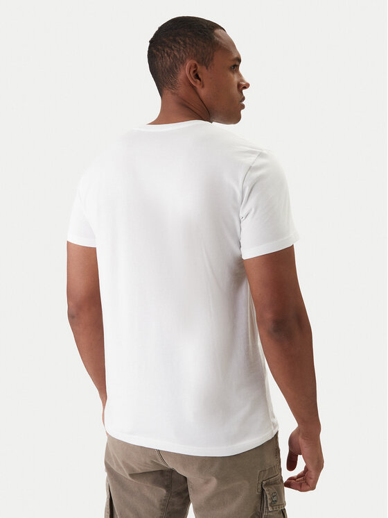 Alpha Industries Alpha Industries Marškinėliai Basic 188505 Balta Regular Fit