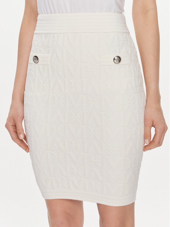 Guess Guess Fustă tip creion 4RGD00 5661Z Bej Slim Fit