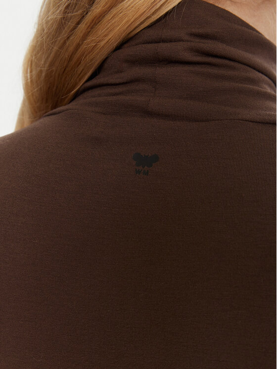 Weekend Max Mara Weekend Max Mara Поло Multif 2525946022 Кафяв Slim Fit