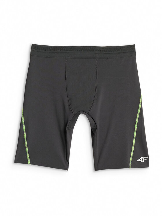 4F 4F Szorty sportowe FLOW MOTION Czarny Slim Fit