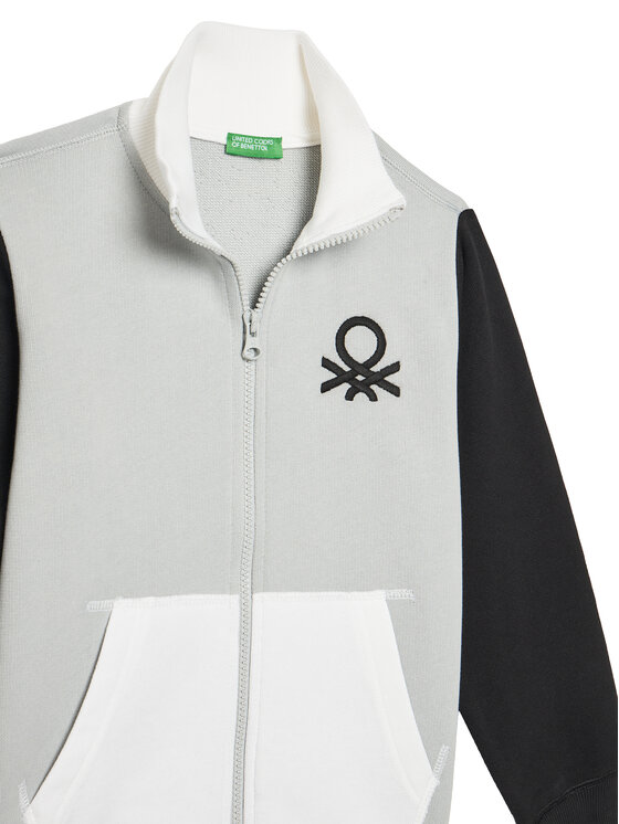 United Colors Of Benetton United Colors Of Benetton Majica dugih rukava 3J68C501B Siva Regular Fit