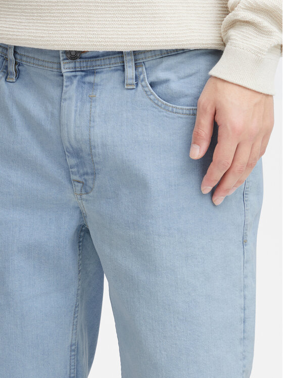 Blend Blend Džínové šortky 20716430 Světle modrá Slim Fit
