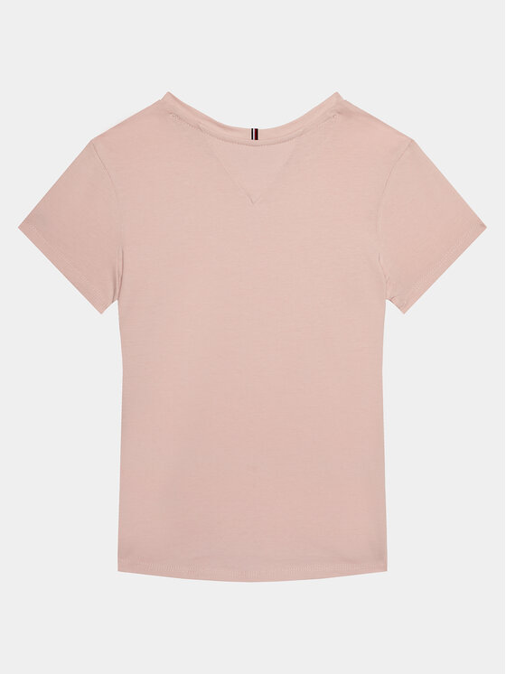 Tommy Hilfiger T-Shirt Essential Tee S/S KG0KG05242 Rosa Regular Fit