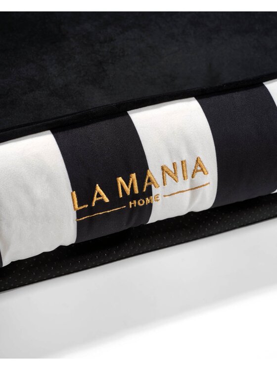 La Mania La Mania Legowisko Stripes Czarny