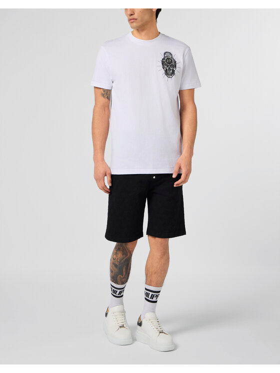 PHILIPP PLEIN PHILIPP PLEIN T-Shirt 29817 Biały Regular Fit