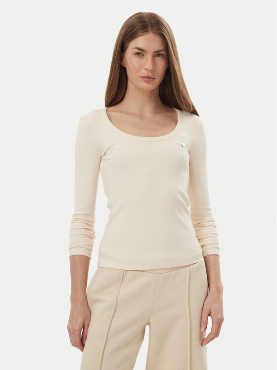 Guess Guess Palaidinė V4BP07 K8RT2 Écru Regular Fit