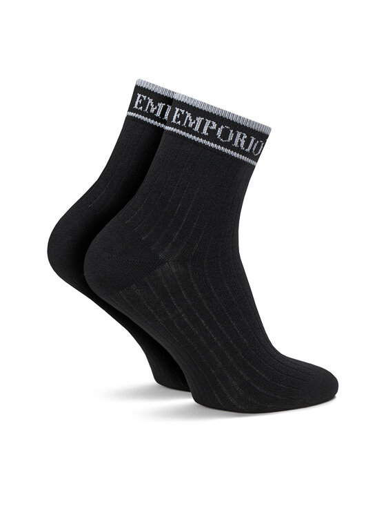 Emporio Armani Emporio Armani Къси чорапи EW000578 AF20514 MC005 Черен