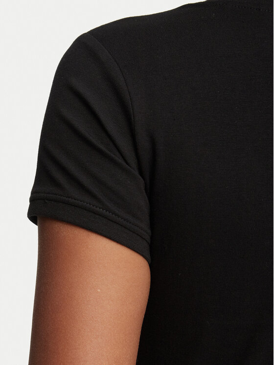 Guess Guess Футболка W2YI45 J1314 Чорний Slim Fit