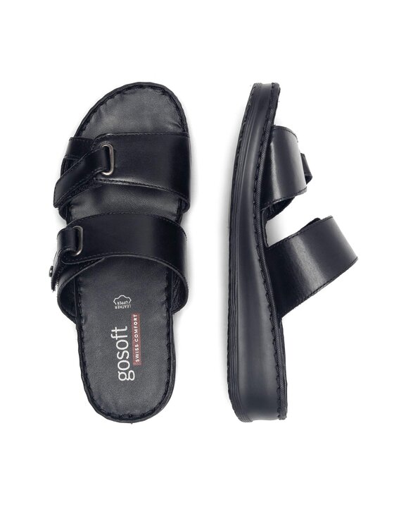 Go Soft Go Soft Pantoletten ARC-027-01 Schwarz