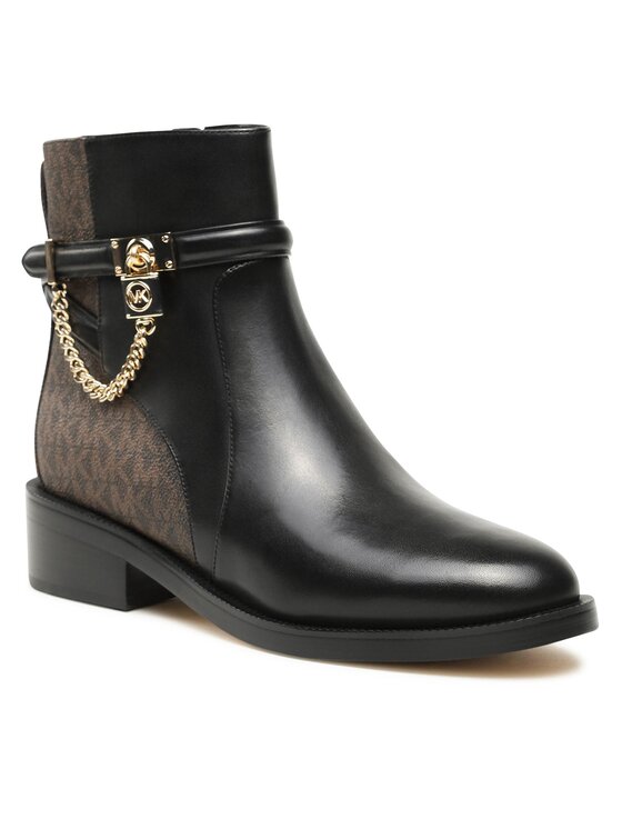 MICHAEL Michael Kors MICHAEL Michael Kors Μποτάκια Hamilton Flat Bootie 40F3HAME6L Μαύρο