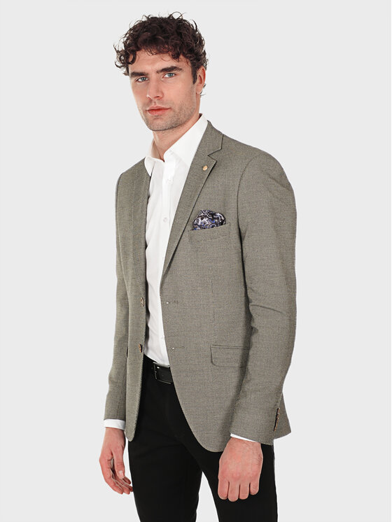 Evenemen Evenemen Marynarka CREGG Szary Slim Fit