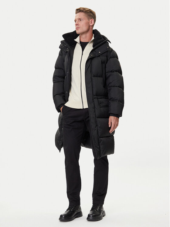BOSS BOSS Wintermantel Omont 50543617 Schwarz Oversize