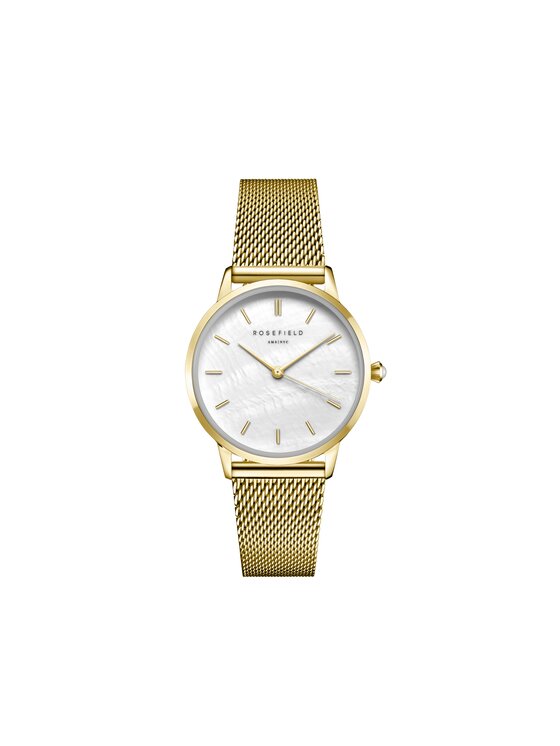 Rosefield Rosefield Zegarek Pearl Edit Złoty