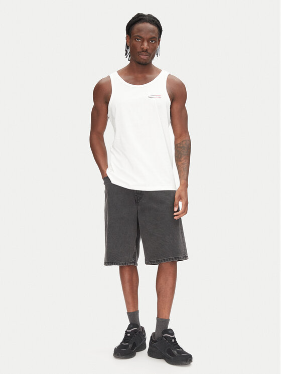Tommy Jeans Tommy Jeans Tank top Entry Graphic DM0DM20790 Εκρού Slim Fit