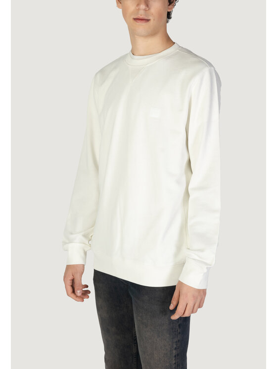 BOSS BOSS Bluza Westart 10234591 02 Biały To Fit