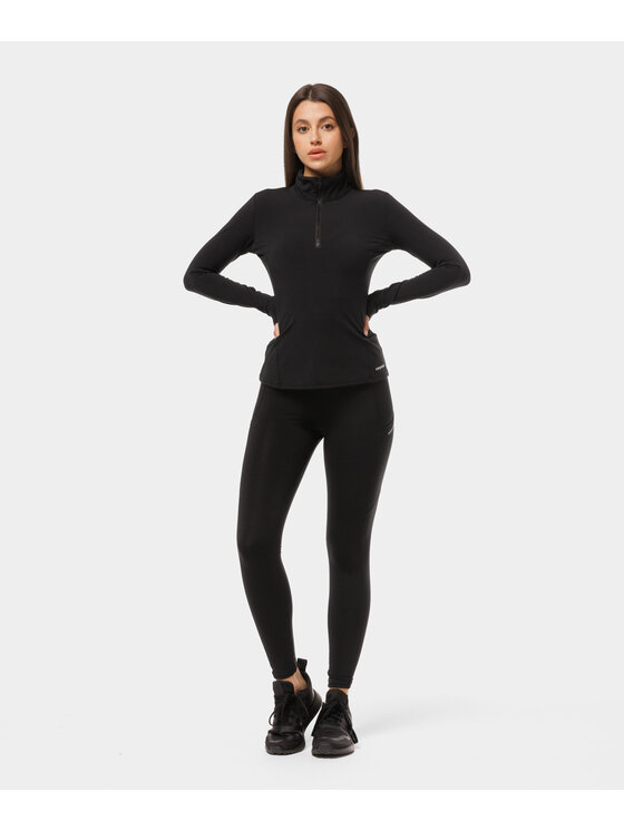 Carpatree Carpatree Top Milo top Czarny Fitted Fit