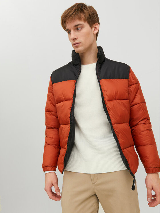 Jack & Jones Jack & Jones Kurtka zimowa 12235860 Pomarańczowy Regular Fit