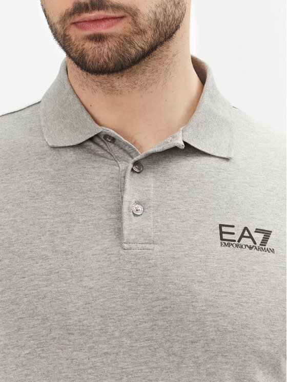 EA7 Emporio Armani EA7 Emporio Armani Polokošile 8NPF14 PJVQZ 3905 Šedá Regular Fit