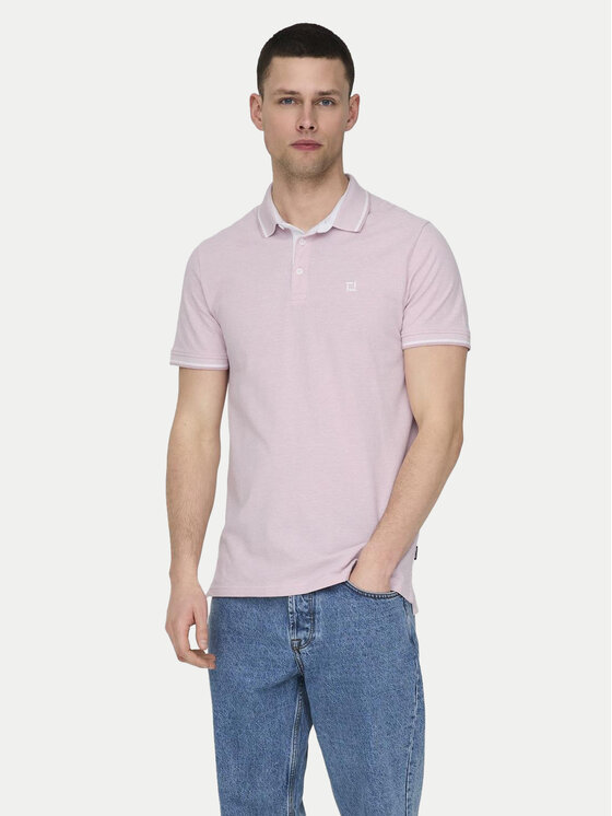 Only & Sons Only & Sons Polokošile Fletcher 22024827 Růžová Regular Fit