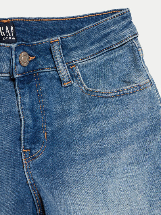 Gap Gap Kratke traperice 603115-01 Plava Regular Fit