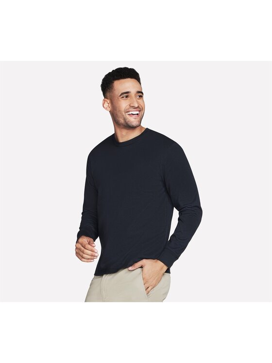 Skechers Skechers Longsleeve LT103-BLK Czarny Regular Fit