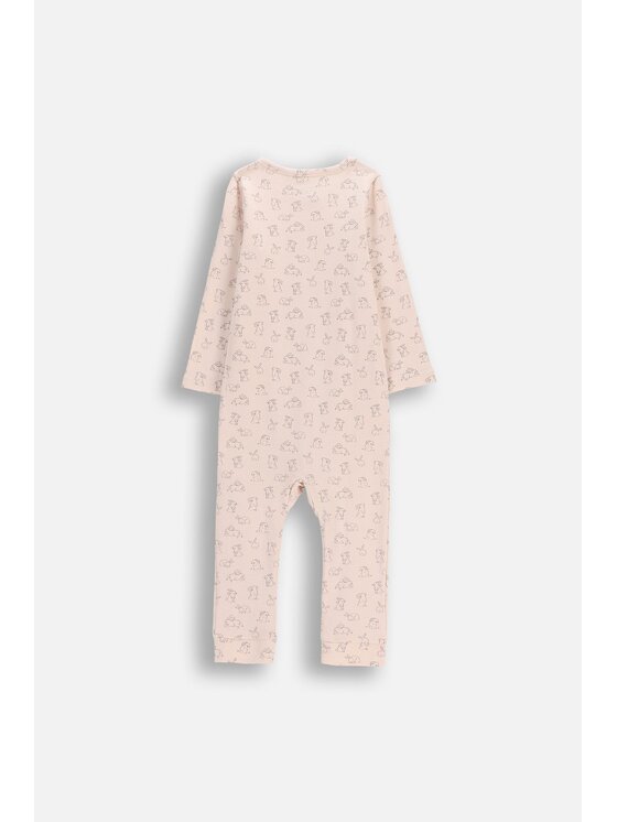 Coccodrillo Coccodrillo Pajac WC6404202PJS-033 Różowy Regular Fit