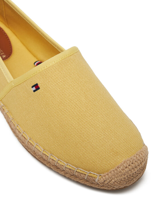 Tommy Hilfiger Tommy Hilfiger Espadrillas Flag Canvas Espadrille FW0FW08541 Giallo