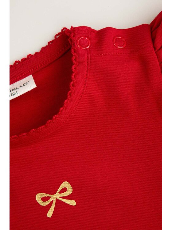 Coccodrillo Coccodrillo Body dziecięce ZC6112102EBG-009 Czerwony Regular Fit