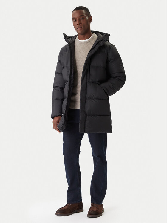 Jack Wolfskin Jack Wolfskin Vatovaná bunda Icy Hill A65049 Černá Relaxed Fit