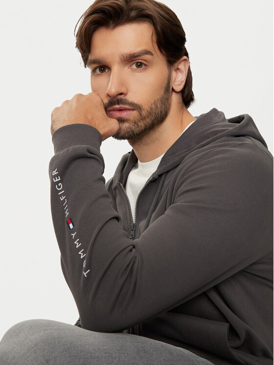 Tommy Hilfiger Tommy Hilfiger Суитшърт UM0UM03347 Сив Regular Fit