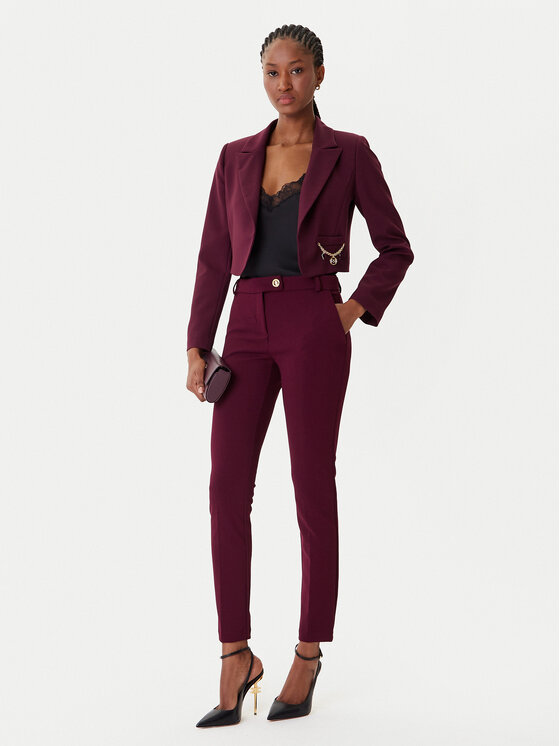 Rinascimento Rinascimento Bolero CFC0126215003 Tamnocrvena Regular Fit