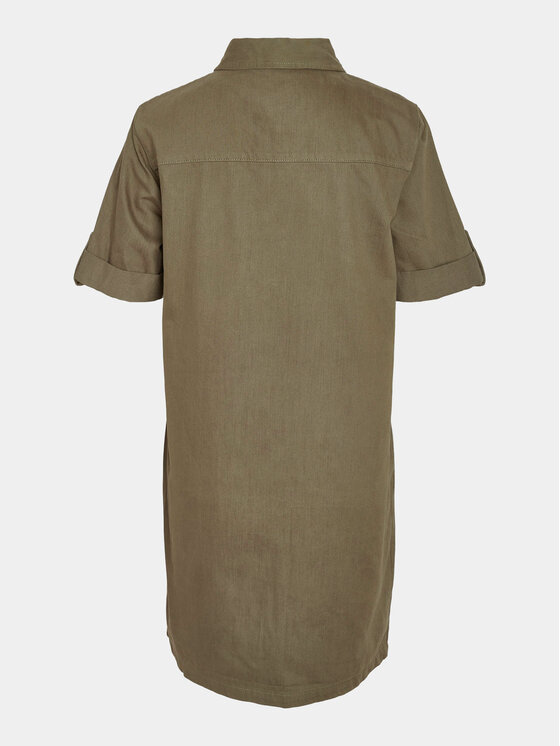 Noisy May Noisy May Džínsové šaty New Signe 27030173 Kaki Loose Fit