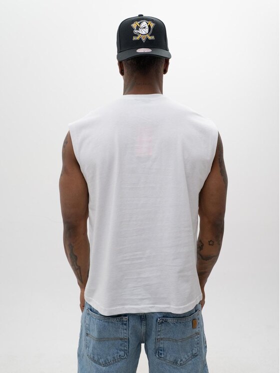 Jigga Wear Jigga Wear Kamizelka BEZRĘKAWNIK Tank Top Męski BAWEŁNIANY Koszulka Bez Rękawów Męska Biała Jigga XXL Biały Regular Fit