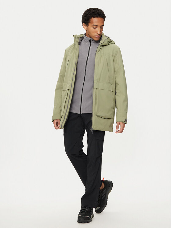 4F 4F Outdoor striukė 4FWAW24TTJAM563 Chaki Regular Fit