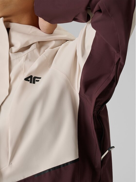 4F 4F Outdoorová bunda 4FRAW26TTJAF1367-12S Bílá Regular Fit