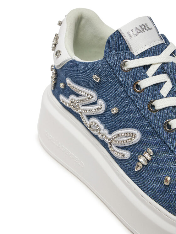 KARL LAGERFELD KARL LAGERFELD Sneakersy Ankapri KL63526 Niebieski