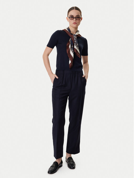 Weekend Max Mara Weekend Max Mara Póló Gabarra 2615361081 Sötétkék Slim Fit
