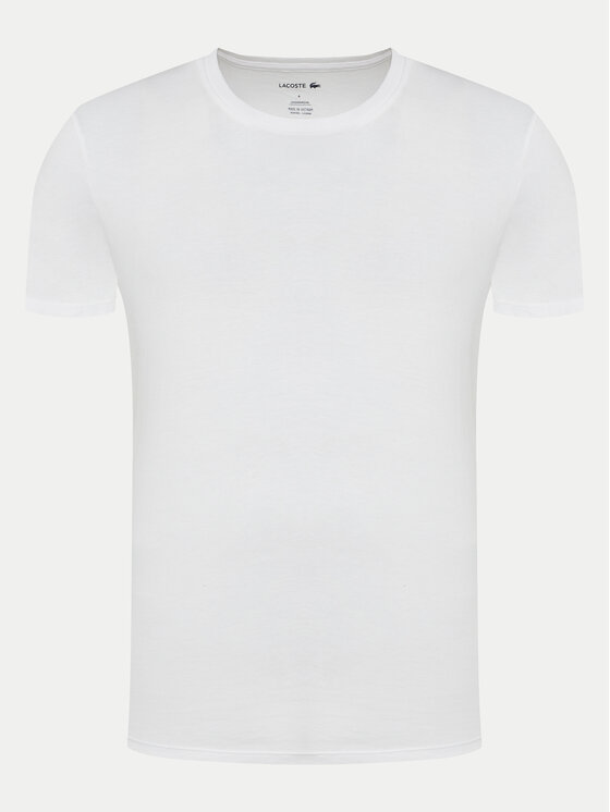Lacoste Lacoste Set od 3 majice TH9007 Bijela Slim Fit