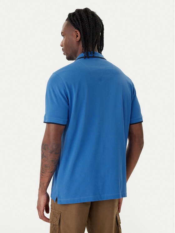 Aeronautica Militare Aeronautica Militare Polokošeľa 261PO1308UP00082 Modrá Regular Fit