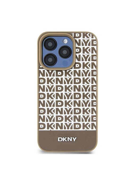 DKNY DKNY Etui na telefon Apple iPhone 15 Brązowy