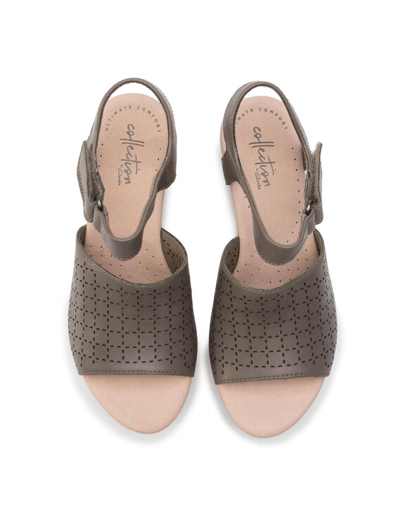 Clarks Clarks Sandały Cammy Glory 261399284 Zielony