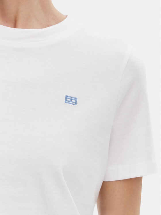 Tommy Hilfiger Tommy Hilfiger T-shirt WW0WW45522 Bianco Regular Fit