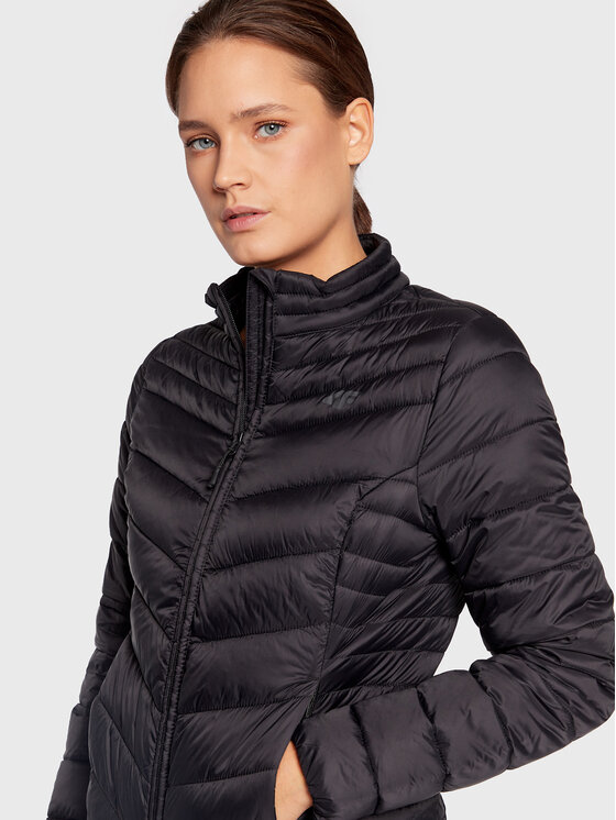 4F 4F Kurtka przejściowa H4Z22-KUDP002 Czarny Regular Fit