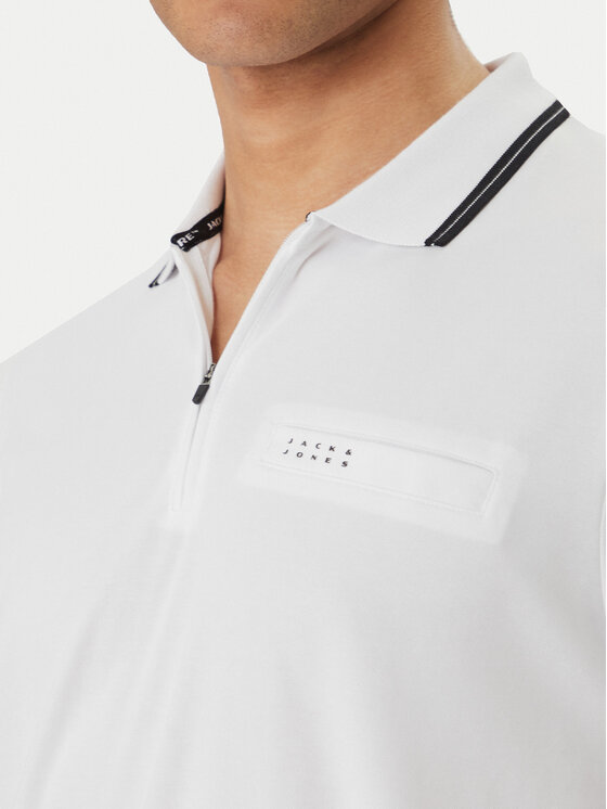 Jack & Jones Jack & Jones Polokošeľa Fusion 12289953 Biela Regular Fit